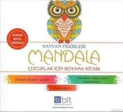 Hayvan Figürleri - Mandala Çocuklar İçin Boyama Kitabı - Kolektif | Ye