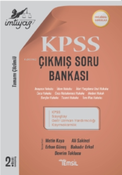 İmtiyaz KPSS Ve Kurum Sınavları Çıkmış Soru Bankası