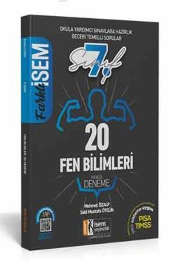 İsem Yayınları 7. Sınıf Fen Bilimleri 20 Deneme İsem - Mehmet Özalp | 
