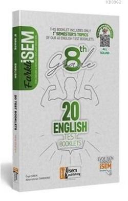 İsem Yayınları 8. Sınıf 1. Dönem LGS İngilizce Farklı İsem 20 Branş Deneme İsem