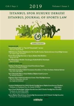 İstanbul Spor Hukuku Dergisi Sayı: 1 Cilt 1 2019 - Kolektif | Yeni ve 