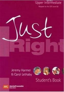 Just Right Upper Intermediate Student's Book - Jeremy Harmer | Yeni ve