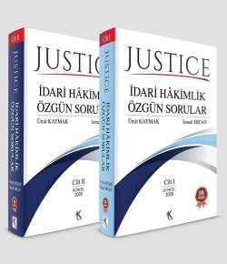 Justice - İdari Hakimlik Özgün Sorular (2 Cilt Takım) - | Yeni ve İkin