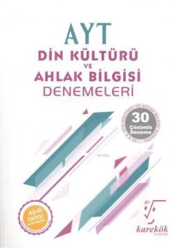 Karekök Yayınları AYT Din Kültürü ve Ahlak Bilgisi Denemeleri Karekök