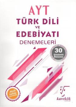 Karekök Yayınları AYT Türk Dili ve Edebiyatı Denemeleri Karekök