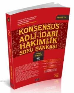 Konsensus Adli İdari Hakimlik Vergi Hukuku Soru Bankası - Mustafa Kara