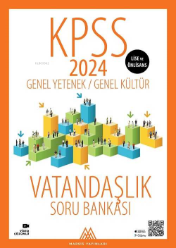 KPSS 2024 Genel Kültür / Genel Yetenek Vatandaşlık Soru Bankası - Kole