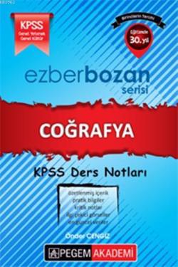 KPSS Coğrafya Öğrencinin Ders Defteri 2016 - Önder Cengiz | Yeni ve İk
