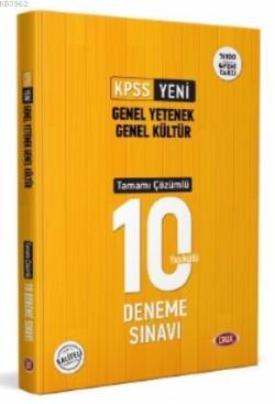 KPSS Genel Yetenek Kültür Tamamı Çözümlü 10 Deneme Sınavı - Kolektif |