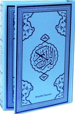 Kur'an-ı Kerim (Mavi Kapak-Bilgisayar Hattı-4 Renkli)