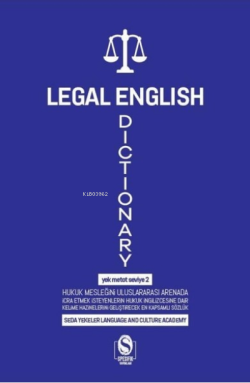 Legal English Dictionary - Seda Yekeler | Yeni ve İkinci El Ucuz Kitab
