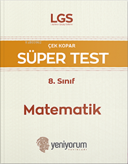 LGS 8. Sınıf Matematik Çek Kopar Süper Test