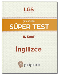 LGS Çek Kopar Süper Test 8. Sınıf İngilizce
