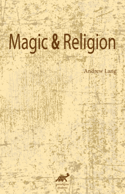 Magic and Religion - Andrew Lang | Yeni ve İkinci El Ucuz Kitabın Adre