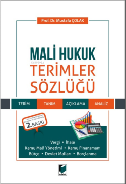 Mali Hukuk Terimler Sözlüğü - Mustafa Çolak | Yeni ve İkinci El Ucuz K