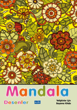 Mandala - Desenler;Yetişkinler İçin Boyama Kitabı - Alka Graphic | Yen
