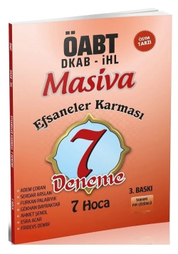 Masiva ÖABT Din Kültürü Efsaneler Karması 7 Hoca 7 Deneme - Ahmet Şeno