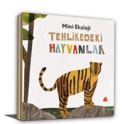 Mini Ekoloji Seti - 5 Kitap;Tehlikedeki Hayvanlar, Tehliledeki Hayvanlar-Türkiye, Geri Dönüşüm, Su, İklim