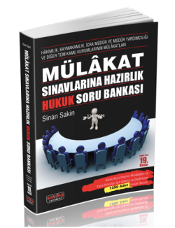 Mülakat Sınavlarına Hazırlık Hukuk Soru Bankası Savaş Yayınları 2022;Kamu Kurumları Sınavları İçin Mülakat
