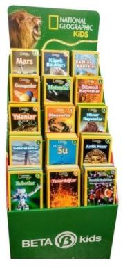 National Geographic Kids - Okuma Kitapları Stantı (280 Kitap) - Kolekt