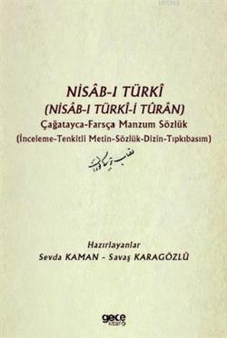 Nisab-ı Türki (Nisab-ı Türki-i Turan) Çağatayca Farsça Manzum Sözlük -