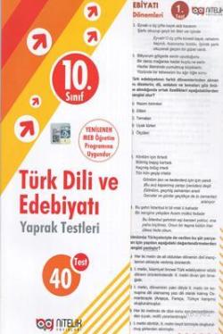 Nitelik - 10. Sınıf Türk Dili ve Edebiyatı Yaprak Testleri - | Yeni ve