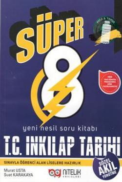 Nitelik Yayınları Süper 8. Sınıf T.C İnkılap Tarihi Yeni Nesil Soru Kitabı