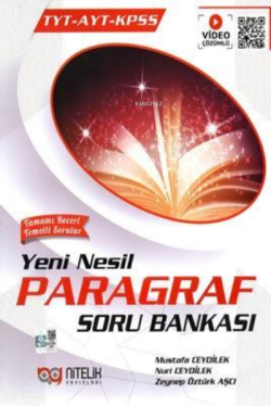 Nitelik Yayınları TYT - AYT - KPSS Yeni Nesil Paragraf Soru Bankası