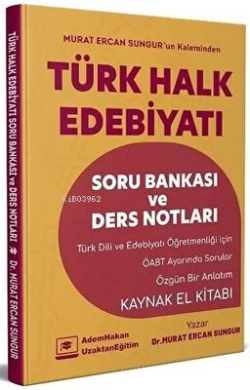 ÖABT Türk Dili ve Edebiyatı Türk Halk Edebiyatı Soru Bankası ve Ders Notları