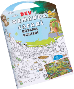Ormanda Safari Dev Boyama Posteri - Kolektif | Yeni ve İkinci El Ucuz 