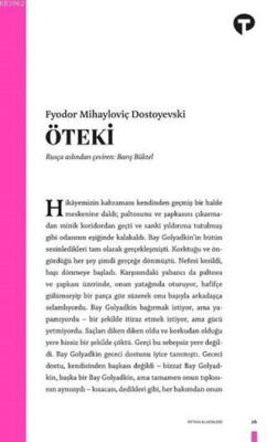 Öteki - Fyodor Mihayloviç Dostoyevski | Yeni ve İkinci El Ucuz Kitabın
