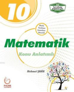 Palme Yayınları 10. Sınıf Matematik Konu Anlatımlı Palme - Mehmet Şahi