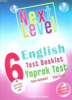 Palme Yayınları 6. Sınıf Next Level English Test Booklet Yaprak Test P