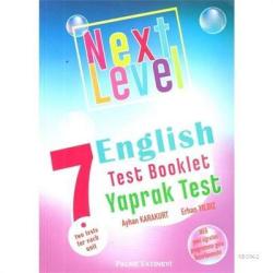 Palme Yayınları 7. Sınıf Next Level English Test Booklet Yaprak Test Palme