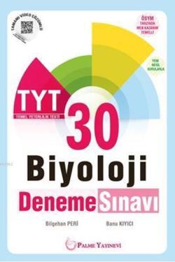 Palme Yayınları TYT Biyoloji 30 Deneme Sınavı Palme