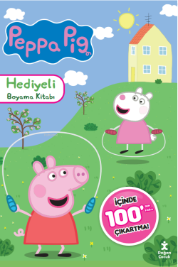 Peppa Pig 100+ Çıkartma Hediyeli Boyama Kitabı - Kolektif | Yeni ve İk