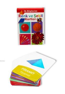 Renk ve Şekil Bak Öğren Kartları - İlk Bilgilerim 0-3 Yaş - Kolektif |