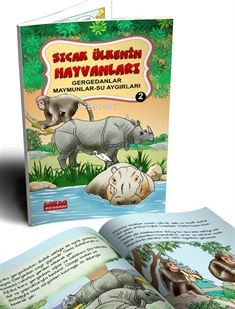 Sıcak Ülkenin Hayvanları 2-Gergedanlar-Maymunlar-Su Aygırları ;Yeni İlk Okuma Serisi