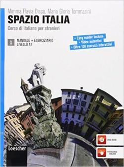 Spazio Italia Manuale 1 + Eserciziario con DVD-ROM