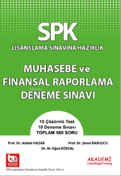SPK Muhasebe ve Finansal Raporlama Deneme Sınavı - | Yeni ve İkinci El