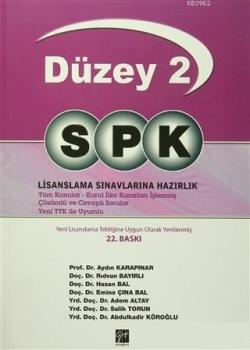 SPK Temel Düzey 2 Lisanslama Sınavlarına Hazırlık - Aydın Karapınar- |