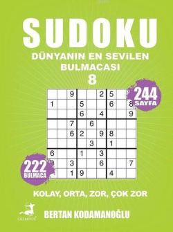Sudoku 8 - Bertan Kodamanoğlu | Yeni ve İkinci El Ucuz Kitabın Adresi
