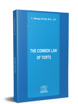 The Common Law of Torts - C. Mengü Acun | Yeni ve İkinci El Ucuz Kitab