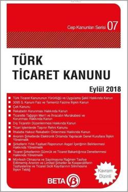 Türk Ticaret Kanunu (Eylül 2018) - Celal Ülgen | Yeni ve İkinci El Ucu