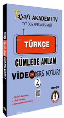 Türkçe;Cümlede Anlam Video Ders Notları 2 - Gizem Şen | Yeni ve İkinci