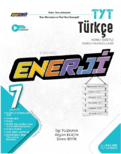 TYT Enerji Türkçe Konu Özetli Soru Fasikülleri (7 Fasikül) - İlgi Tuzk