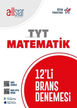 TYT Matematik Paket Deneme 12'li