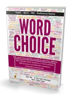 Word Choice Toefl - Iflts - Yds - Proficiency Exams - | Yeni ve İkinci