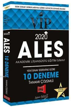 2020 ALES VIP Yeni Sınav Sistemine Göre Tamamı Çözümlü 10 Fasikül Dene