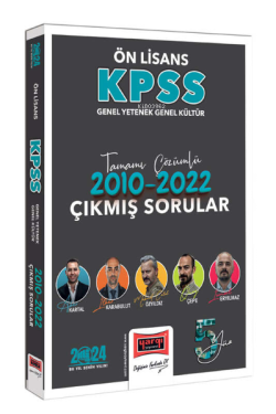 Yargı Yayınları 2024 KPSS GY-GK Ön Lisans Tamamı Çözümlü 2010-2022 Çıkmış Sorular